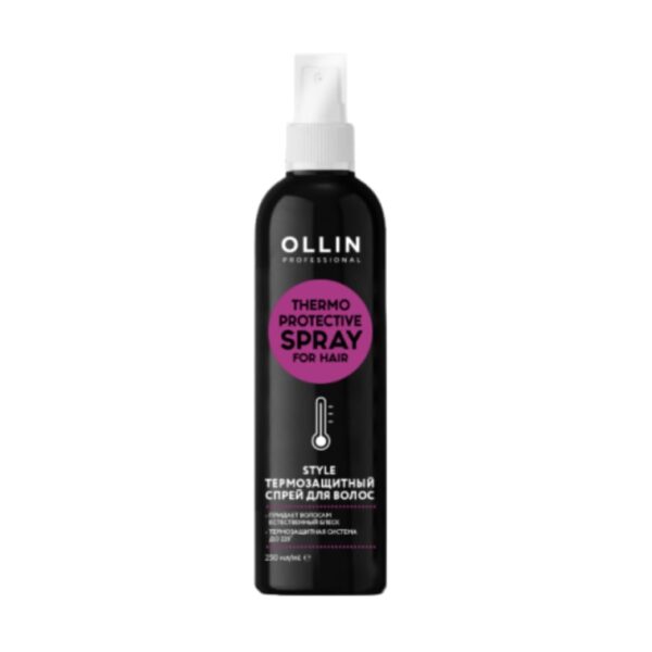 OLLIN Professional Style Термозащитный спрей для волос, 250 г, 250 мл