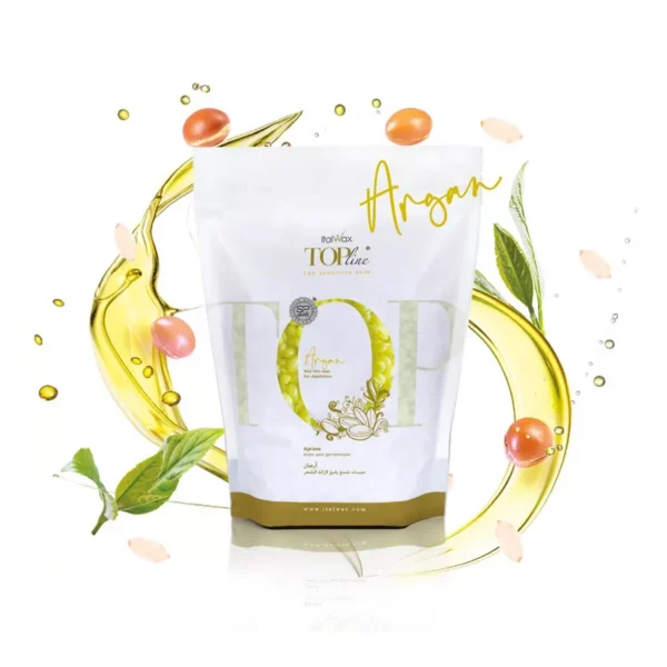 ItalWax Воск горячий пленочный "Аргана" TOP LINE для депиляции в гранулах 750г, Италия